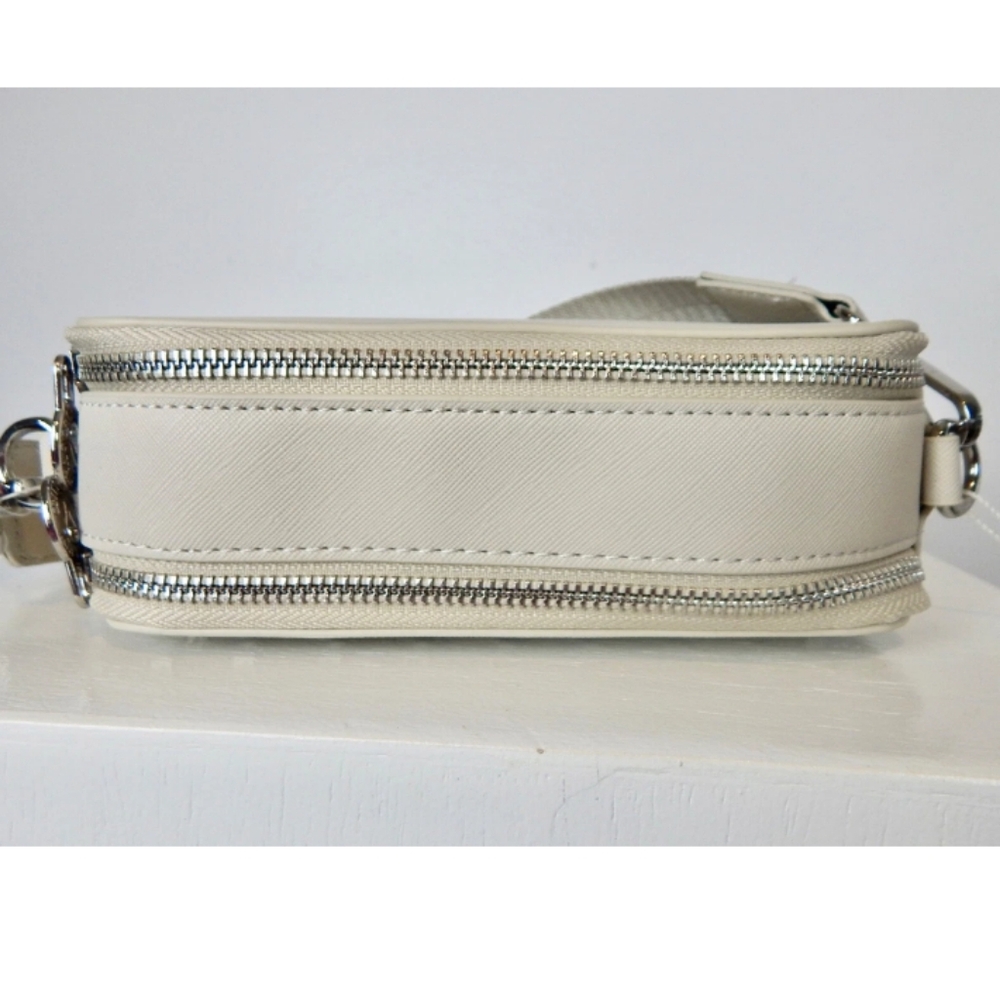 •NWT• VALENTINO ORLANDI Studded Guitar Strap Double Zip Crossbody Bag - Picture 6 of 9